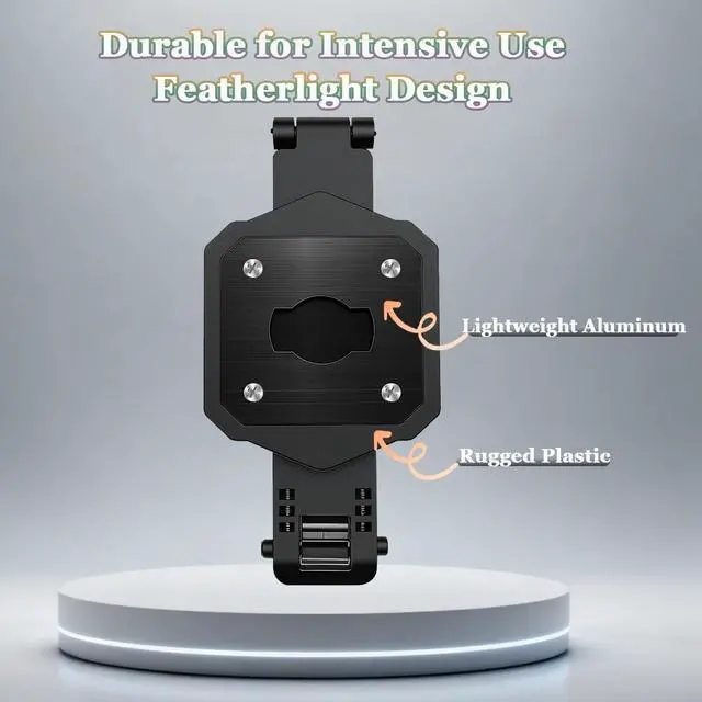 Alt view image 2 of 7 - Camera Mount - Compatible with Axon Body Cameras 2/3/4, Lightweight Aluminum Alloy Construction, Suitable for Uniforms (Single)