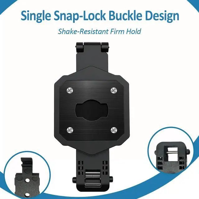 Alt view image 4 of 7 - Camera Mount - Compatible with Axon Body Cameras 2/3/4, Lightweight Aluminum Alloy Construction, Suitable for Uniforms (Single)