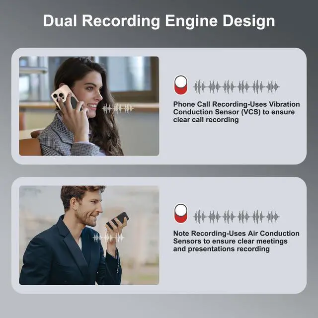 Alt view image 7 of 7 - AI Voice Recorder with Transcribe,Mind Mapping,AI Summary,Ask AI | Voice Recorder with App Support 113 Languages,Ultra-Slim Audio Recorder for Lectures,Phone Calls,Meetings,Interviews Etc