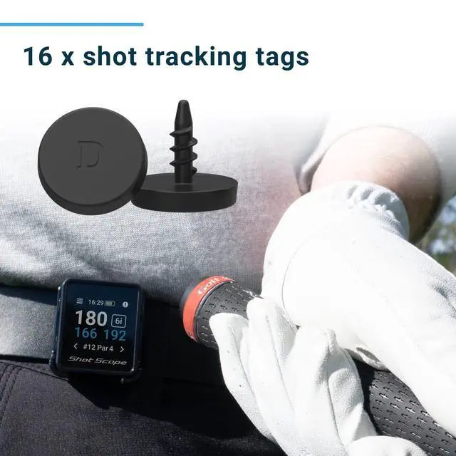 Alt view image 4 of 7 - Shot Scope H4 GPS Handheld with Shot Tracking - F/M/B Green and Hazard Distances - 36,000+ pre-Loaded Courses - 100+ Statistics Including Strokes Gained - No subscriptions