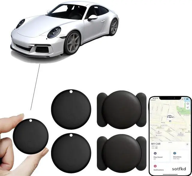 Main image of 2 Pack GPS Tracker for Vehicles,Tracking Devices for Cars Hidden w/Magnetic | Tracker Device for Vehicles,Car GPS Tracker,Car Tracker (Only iOS) | No Monthly Fee | Waterproof | with Apple Find My