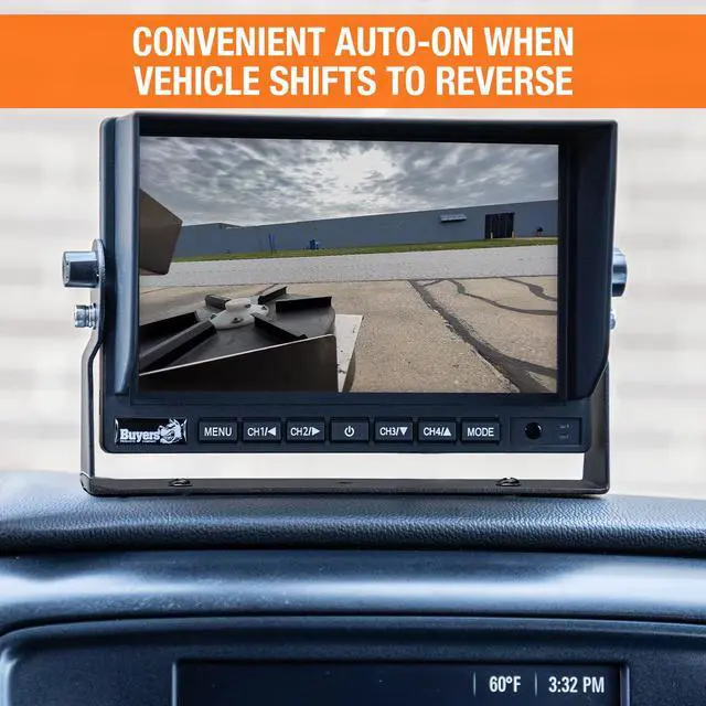 Alt view image 4 of 5 - 8883000 7 inch Backup Camera with Remote Control - 4 Pin | Rearview Vehicle Observation System with Night Vision Monitor Kit for Trucks, RVs, Trailers, Vans and More