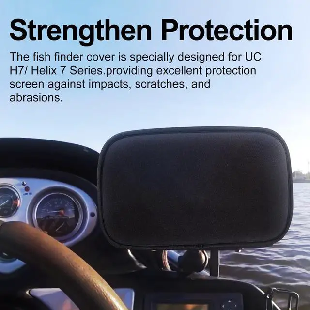 Alt view image 5 of 7 - Helix 7 Cover, Fish Finder Cover for UC H7/ Helix 7 Screen, Tightly Fitted