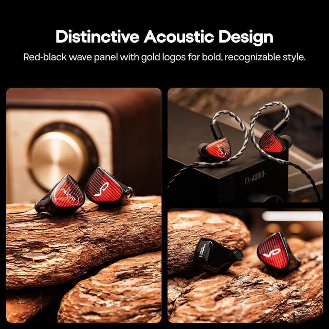 Alt view image 6 of 7 - ZiiGaat x Vivir Digital: Rumba 10mm Graphene DD Driver IEM Earphones, HiFi Wired Earbuds with Powerful Sub Bass, Detachable 2-Pin Cable for Audiophile, Gaming, Music & Stage (Without Mic)