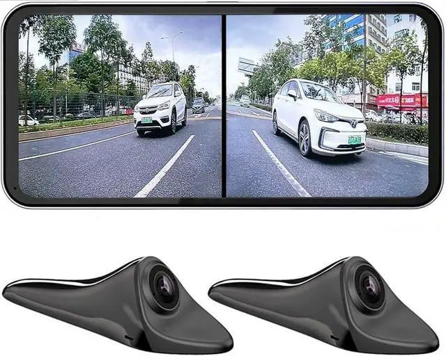 Main image of AI Blind Spot Camera paired with car Blind spot Display System, Blind spot Driving Recorder, Blind Spot Detection Warning Assistance, Blind spot Monitoring BSM, Camera Monitoring System CMS (Black)