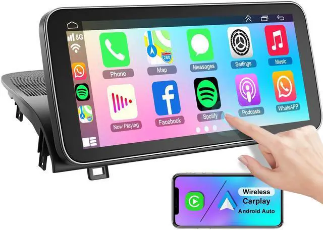 Main image of Car Radio Stereo for Honda Accord 10th 2018 2019 2020 2021 2022 | 4GB+64GB, Android GPS Wireless CarPlay Android Auto Navi Upgrade Head Unit 12.3 Inch Screen,SWC FM Bluetooth Backup Camera