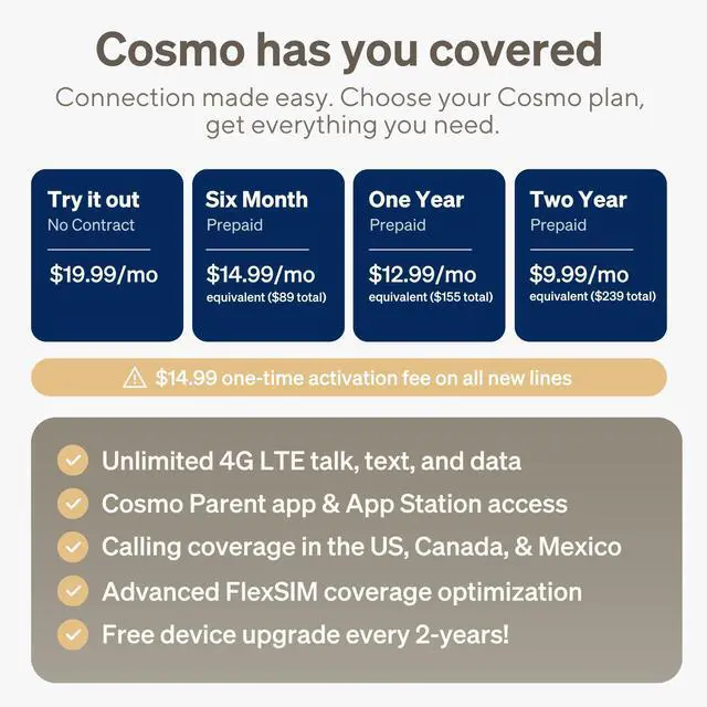 Alt view image 6 of 7 - 5 SE Kids Smart Watch by Cosmo | All-New Phone Watch & GPS Tracker | Call & Text, Kid-Safe, Precision Real-Time GPS Tracking, School Focus, Parental Controls, SOS & Safety Alerts, Spotify Music