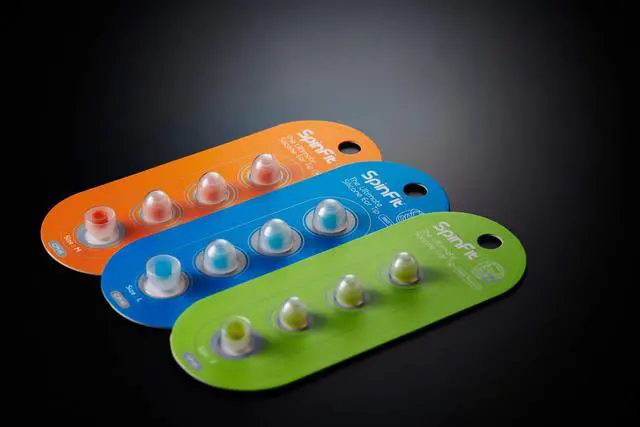 Alt view image 5 of 7 - CP145 for IEM - S - Patented Silicone Eartips for Replacement, Secure Fit and Supreme Comfort (2 Pairs) (for Nozzle Diameter from 5-6mm)