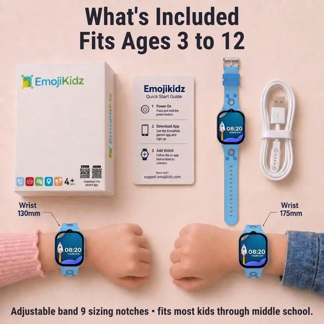 Alt view image 5 of 7 - Smart Watch for Kids With GPS Tracker, Video & Audio Call, SOS Alerts, HD Camera, School Mode, Parental Control, Kids Smart Watch With Preinstalled SIM Card, Safe Phone Watch for Boys & Girls (Blue)