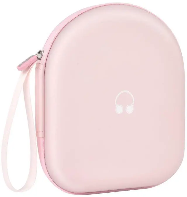 Main image of Headphone Case Compatible with JBL Tune 510BT/ 520BT/ for Sony WH-CH520/510/ for JBL Live 460NC/670NC Wireless On-Ear Headphones, Bluetooth Head Phones Protective Storage Bag for Charging Cable -Pink