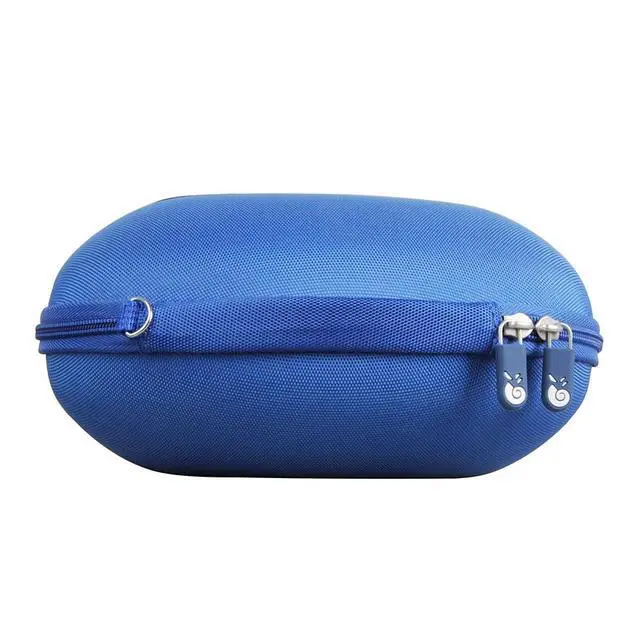 Alt view image 5 of 6 - Hard Travel Case for iClever HS19 / iClever BTH12 Kids Headphones (Outer Blue + Inner Red)