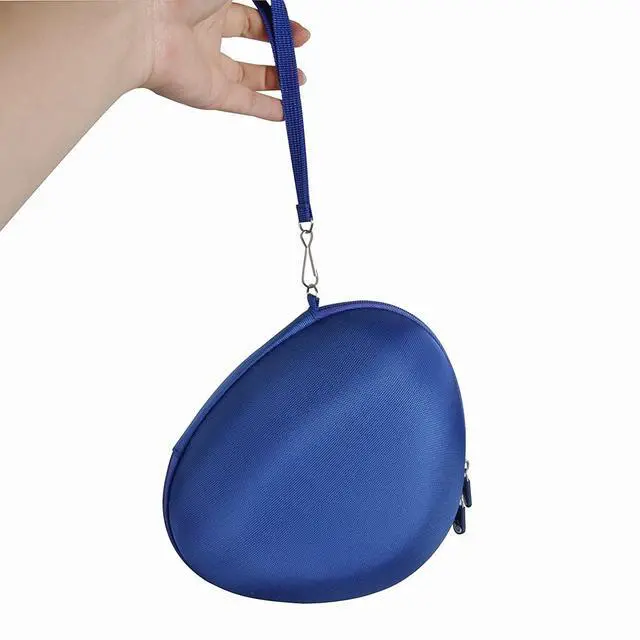 Alt view image 6 of 6 - Hard Travel Case for iClever HS19 / iClever BTH12 Kids Headphones (Outer Blue + Inner Red)