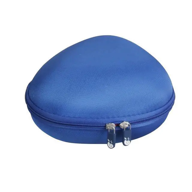 Alt view image 4 of 6 - Hard Travel Case for iClever HS19 / iClever BTH12 Kids Headphones (Outer Blue + Inner Red)
