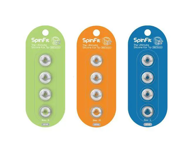 Alt view image 2 of 7 - CP145 for IEM - S - Patented Silicone Eartips for Replacement, Secure Fit and Supreme Comfort (2 Pairs) (for Nozzle Diameter from 5-6mm)