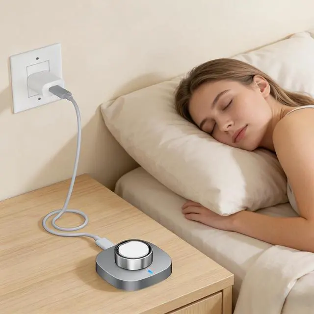 Alt view image 5 of 7 - Charger Compatible with Ultrahuman Ring/Ring Air-Size 8 | Fast Safe Portable Charging Dock with USB-C Cable,Silver GrayNot Compatible with Ultrahuman Ring Pro)