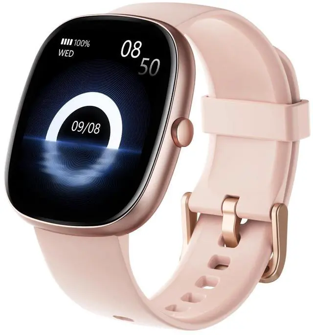 Main image of Smart Watch for Women, Bluetooth Call, for iPhone/Android Pink | 1.85" HD, Fitness Tracker Watch, Heart Rate/Sleep/Stress Monitor, Step/Calories Counter, 100+ Sport Types, IP68 Waterproof