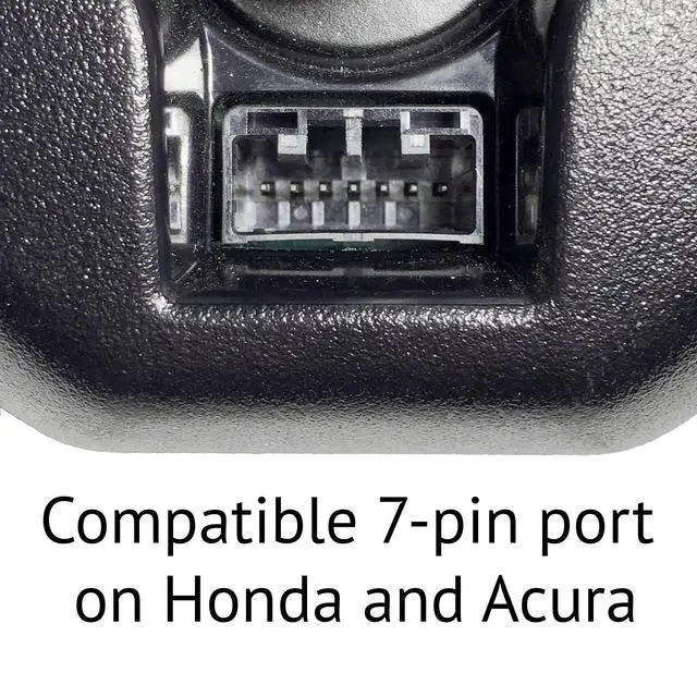 Alt view image 4 of 7 - Dashcam Power Adapter (7-pin Type A) for Select Honda Vehicles. Compatible w/Ridgeline, Passport, Pilot, Clarity, & More. Connects to Rearview Mirror, Built-in USB Power Source, Easy Install