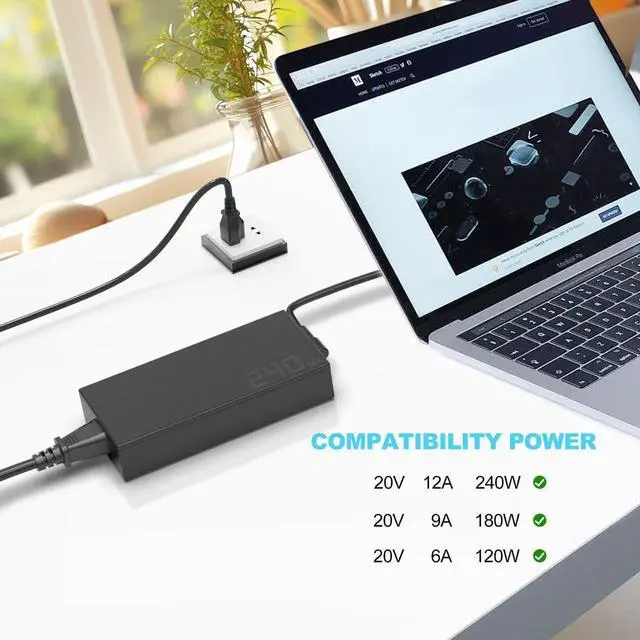 Alt view image 4 of 5 - 240W 20V 12A ROG AC Charger for ASUS ROG Zephyrus Duo 15 GX550LXS M16 S15 S17 G14 G15 G16 G513 GX550LXS G533 G533QS G733QM G733QR G733QS G733QSA Gaming Laptop Power Supply Adapter