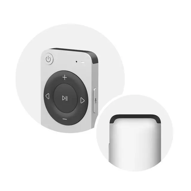 Alt view image 3 of 7 - Voice Remote 2 for Music Streamers, Amplifiers, Speakers and Bars | Push-to-Talk, 4 Smart Preset Buttons | Rechargeable Battery | Sleek Aluminum Design | 360° Bluetooth Remote