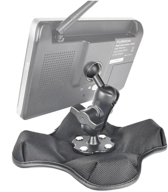 Main image of for Furrion 5 & 7 Camera Monitor Mount, RV Beanbag Dashboard Holder with 1" Ball Adjustable Aluminum Arm, Anti-Slip Base, No Drill Mount for Truck Trailer Backup Systems