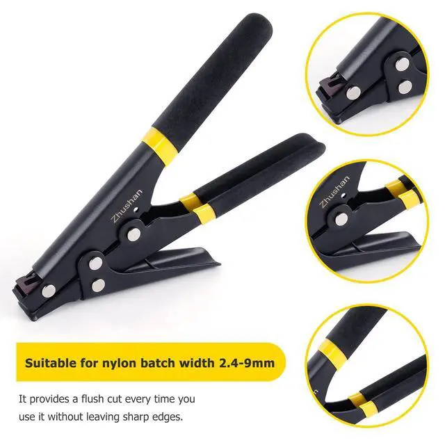 Alt view image 3 of 5 - Cable Tie Gun - Fastening Tool with Adjustable Tension to Cut Nylon Tie