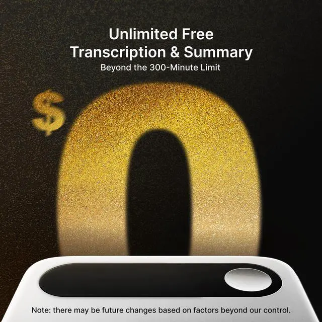 Alt view image 2 of 7 - Note Pro AI Voice Recorder, AI Note Taker Device for Meetings | Transcription & AI Summaries Included, No Subscription Required, App Control, 113 Languages, Ultra-Slim for Meetings & Calls