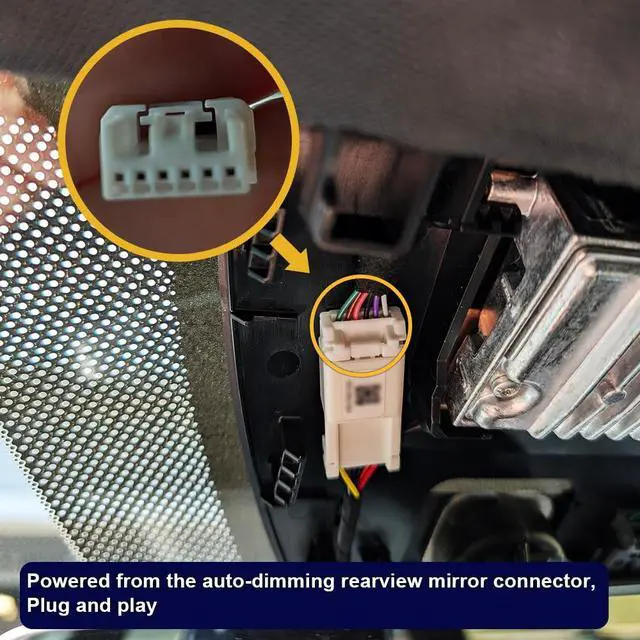 Alt view image 7 of 7 - 4K Dash Cam Suitable for Acura MDX 2025-2026 & Type S (HD2-D4600), OEM Factory Look, 2160P UHD Video, Built-in WiFi & APP, Loop Recording, Collision Detection, Easy to Install, 64GB Card