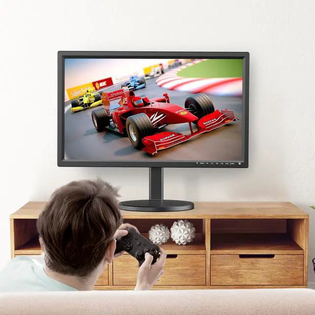 Alt view image 5 of 7 - 22 inch TV, Portable TV with Upgraded Antenna, HDMI/USB/AV Input | 2 in 1 Stand, Small Television for Kitchen, Home, Cars, RV, Office
