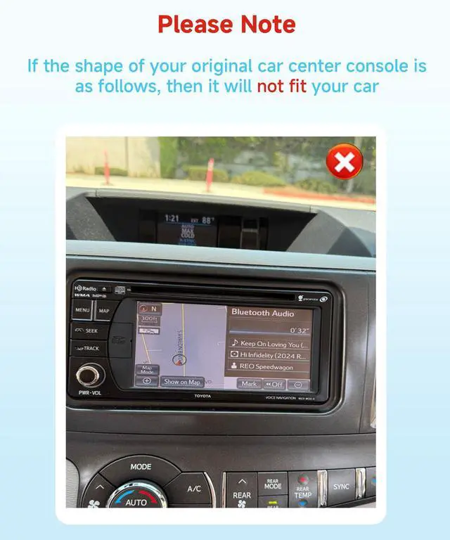 Alt view image 4 of 7 - 4 Core+64G Android 15 Car Stereo for Toyota Sienna 2011-2014 with Wireless Carplay Android Auto, 9 Inch Touch Screen Radio Support GPS/ 5G WiFi/Bluetooth/SWC+Backup Camera