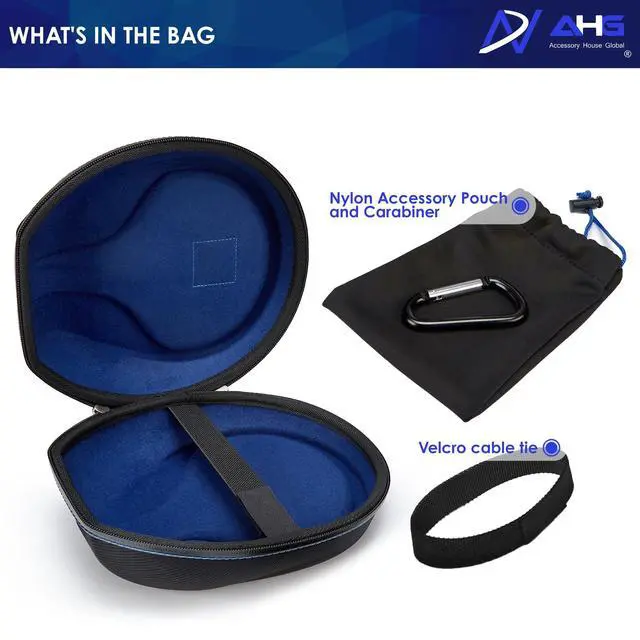 Alt view image 5 of 6 - Carrying case Compatible with Sennheiser HD 650 HD 660S HD 660S2 HD600 Massdrop X HD 6XX HD58X Jubilee HD580 and HD565 Headphones. Ultimate Protection/Easy Transport