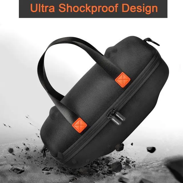 Alt view image 2 of 7 - Case Compatible with JBL Xtreme 4/3 Portable Waterproof Wireless Bluetooth Speaker. Travel Carrying Storage Organizer with Holder for Adapter (Box Only) -Black
