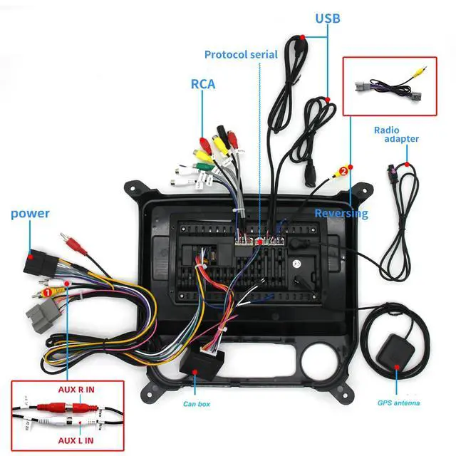 Alt view image 5 of 6 - for Chevy Silverado Sierra Radio Upgrade 2014 2015 2016 2017 2018,QLED Touch Screen Stereo,8 Core CPU,Carplay Android Auto Ready,Keep OEM Camera and Steering Wheel Control