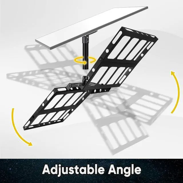 Alt view image 2 of 6 - Gen 3 Roof Mount for Starlink, Adjustable Starlink Roof Mount, No Drilling Required Starlink Standard Kit, Include Pipe Adapter