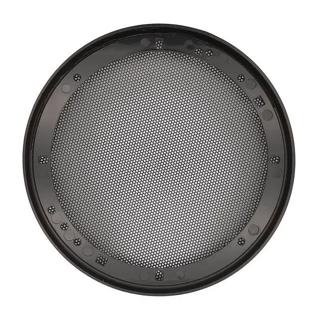 Alt view image 3 of 7 - 6.5" Speaker Grill Covers, Black Color, 2Pcs | ABS Plastic Frame with Metal Mesh, Two-piece Design, Car / Home Audio Speaker Subwoofer Guard Protector