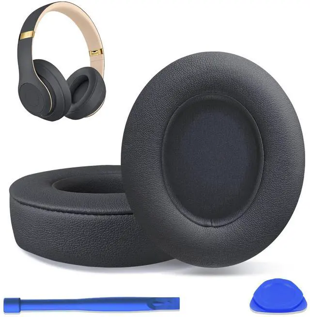 Main image of Replacement Ear Pads for Beats Studio 2 & Studio 3 Wired & Wireless Headphones, Ear Cushions, Ear Cups Cover Repair Parts (Shadow Gray)