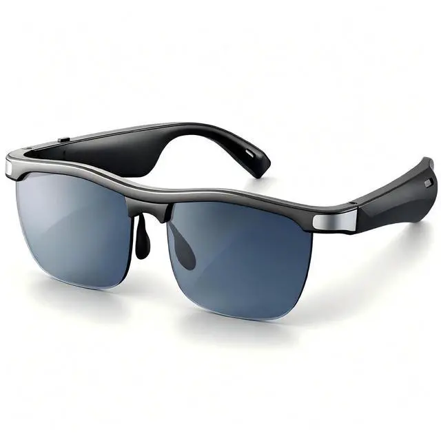 Main image of Bluetooth Sunglasses, Open-Ear Audio Glasses | UV400 Polarized Lenses, Bluetooth 5.3, 8H Playtime | Adjustable Nose Pads, Hands-Free Call for Sports Driving Cycling | Men & Women