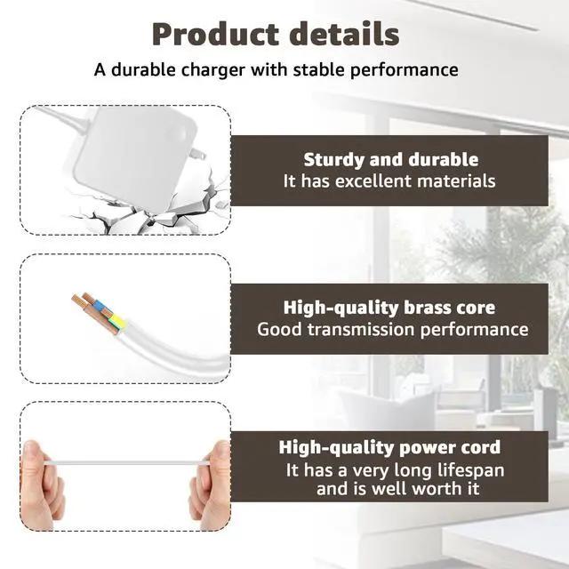 Alt view image 6 of 7 - Power Cord for T-Mobile 5G Internet Box Gateway Arcadyan KVD21 Adapter | Compatible with TMobile Home WiFi Internet Power Cord, White