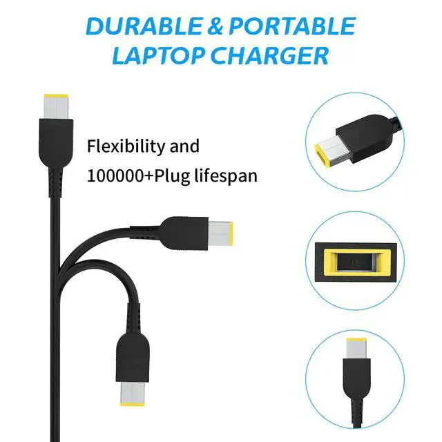 Alt view image 6 of 7 - 300W AC Charger Compatible with Lenovo Legion 7 7i 5i 5Pro R7000P R9000P R9000K Y9000K Y9000X Slim Tip Laptop Power Adapter Supply Cord
