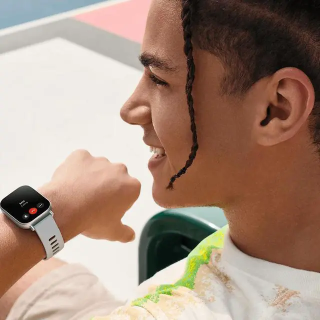 Alt view image 6 of 6 - Redmi Watch 5 Active Smartwatch, 2.0" LCD Display, 18 Days of Battery Life, 140+ Sports Modes, 5ATM Waterproof, Bluetooth Calling, Fitness-Tracker- Matte Silver