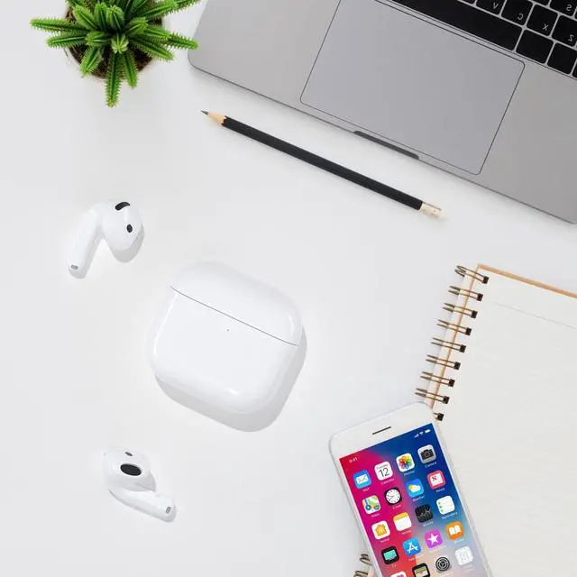 Alt view image 4 of 7 - Replacement for Wireless Charging Case Only for AirPods 4 USB C Prot Wireless AirPod 4th Charging Cases with AirPod 4rd Generation Charger Cases with AirPod 4 Gen Charger Case Type-c (for Airpods 4)