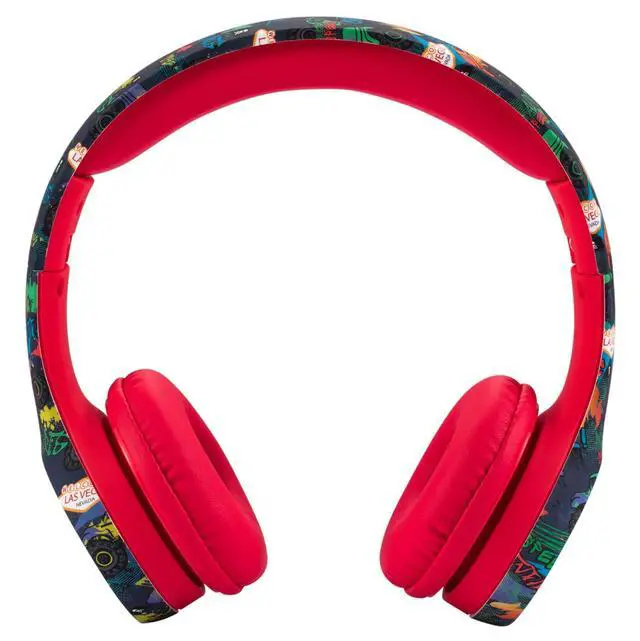 Alt view image 3 of 7 - Play+ Kids Headphones with Volume Limiting for Toddlers (Boys/Girls) - Monster Trucks