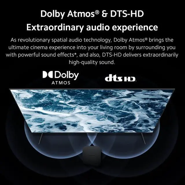 Alt view image 3 of 7 - Android Google TV Box S 3rd Gen, 4K UHD TV Box Dolby Vision Atmos & DTS:X, 2GB + 32GB Storage WiFi 6 HDMI 2.1 360° Bluetooth Remote Voice Control for Television Internet Smartphones Streaming
