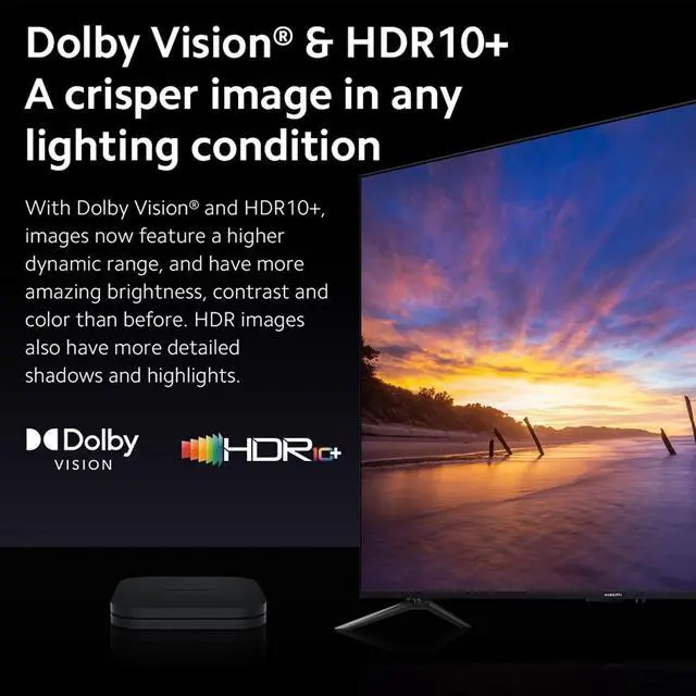 Alt view image 4 of 7 - Android Google TV Box S 3rd Gen, 4K UHD TV Box Dolby Vision Atmos & DTS:X, 2GB + 32GB Storage WiFi 6 HDMI 2.1 360° Bluetooth Remote Voice Control for Television Internet Smartphones Streaming