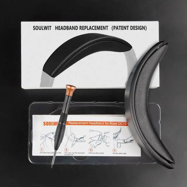 Alt view image 7 of 7 - Headband for Bose QC15/QC2 - Black