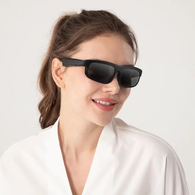 Alt view image 6 of 7 - Smart Glasses, Polarized Bluetooth Sunglasses, Built-in Mic & Speakers, Voice Assistant, UV Protection Audio Sun Glass