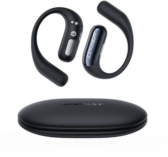 Main image of AceFit Air Open Ear Headphones, Wireless Earbuds with Rich Bass, Bluetooth 5.4 Sports Headphones with Charging Case, 32H Playtime Earbuds IP54 Waterproof for Running, Cycling, Walking, Workout