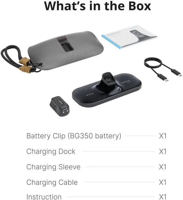 Alt view image 7 of 7 - CG2 Charging Dock Accessories,Compatible with Ray-Ban Meta Smart AI Glasses & Oakley Meta HSTN, 3-in-1 Magnetic Charging Station with Portable Battery Clip and Travel Case