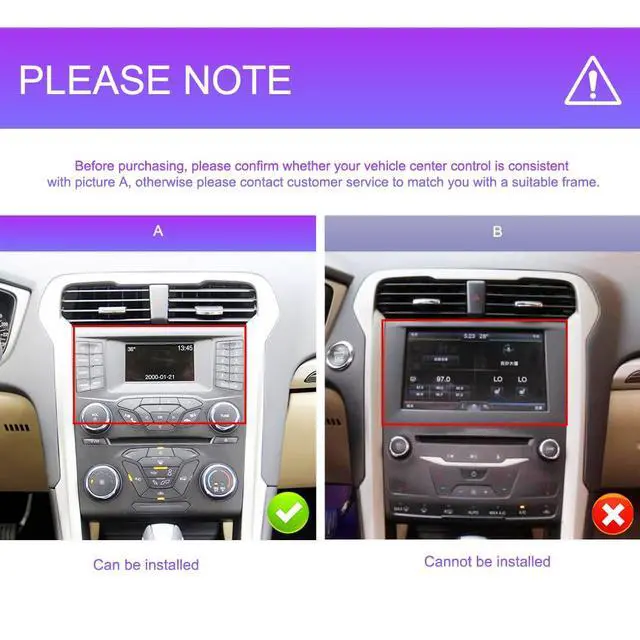 Alt view image 3 of 7 - 4Core 4+64G Android Car Stereo for Ford Fusion Mondeo 2013-2019 with 5G WIFI DSP/Wireless Carplay/Android Auto, 9 inch 1280*720 Touchscreen Radio Bluetooth 5.0 FM/RDS Mirrorlink Backup Camera