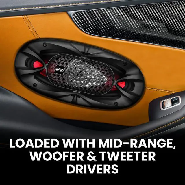 Alt view image 4 of 6 - CH4330 4X10 Inch Car Speakers (Pair), 400 Watts, 3 Way