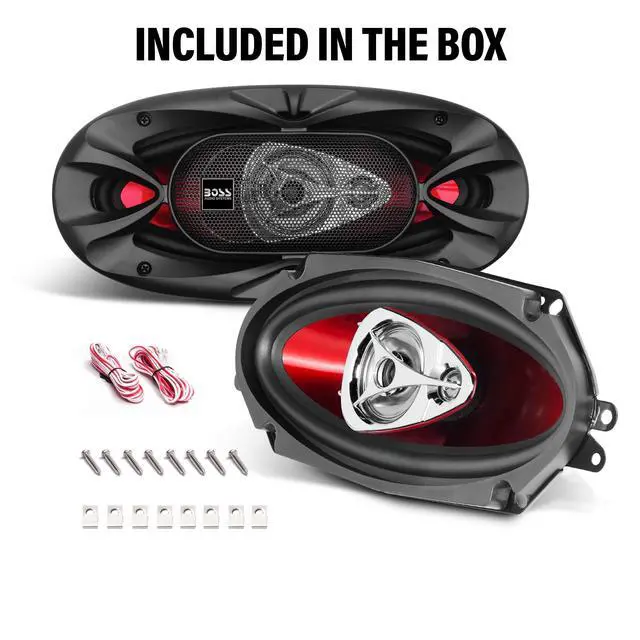 Alt view image 6 of 6 - CH4330 4X10 Inch Car Speakers (Pair), 400 Watts, 3 Way